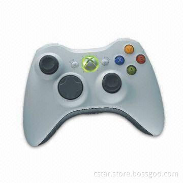Wireless Controller in White Color, Suitable for Xbox 360, Two Analog Pressure-point Triggers